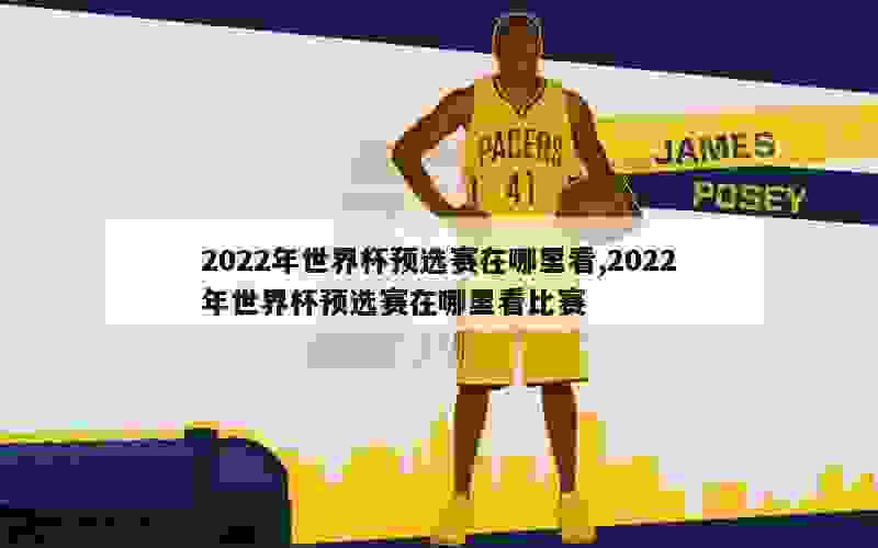 2022年世界杯预选赛在哪里看,2022年世界杯预选赛在哪里看比赛