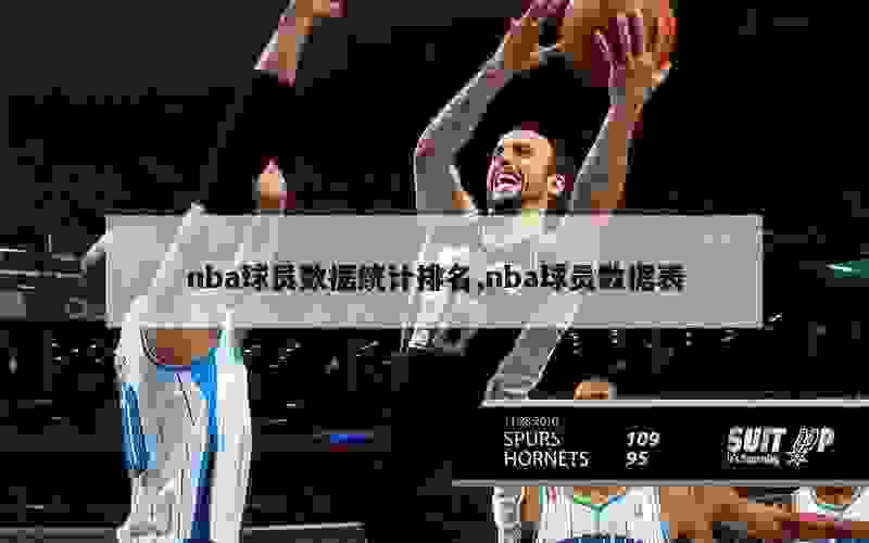 nba球员数据统计排名,nba球员数据表